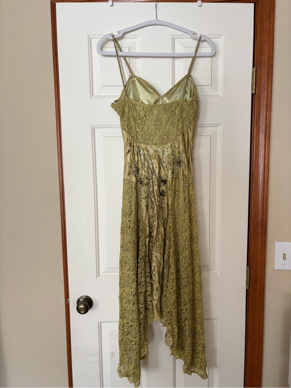 Sue Wong Beaded Lace Midi Dress - Picture 4 of 7